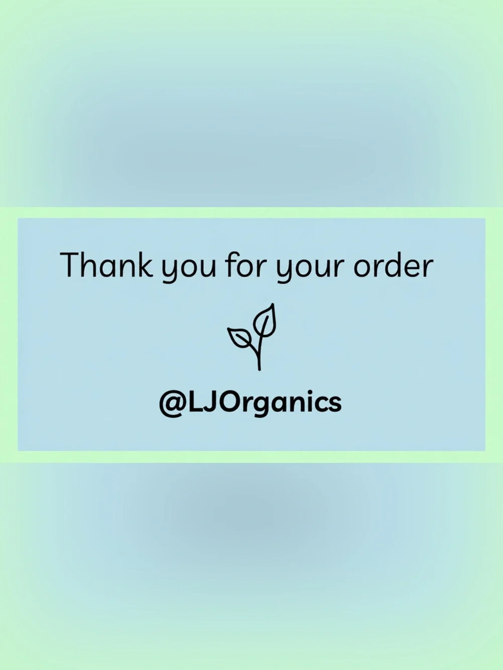 50 CUSTOM STICKERS - 2” x 1” - ‘THANK YOU FOR YOUR ORDER’ - W/ YOUR CLOSET NAME